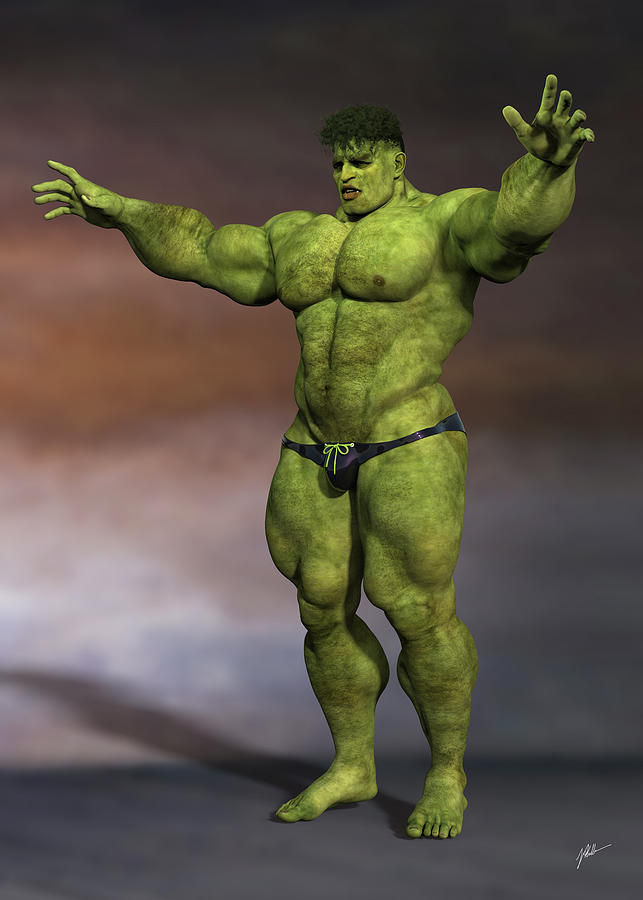 Hulk, Sexy, Number Seventy-six Digital Art