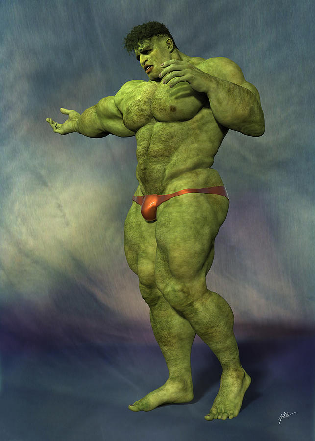 Hulk, Sexy, Number Seventy-two Digital Art