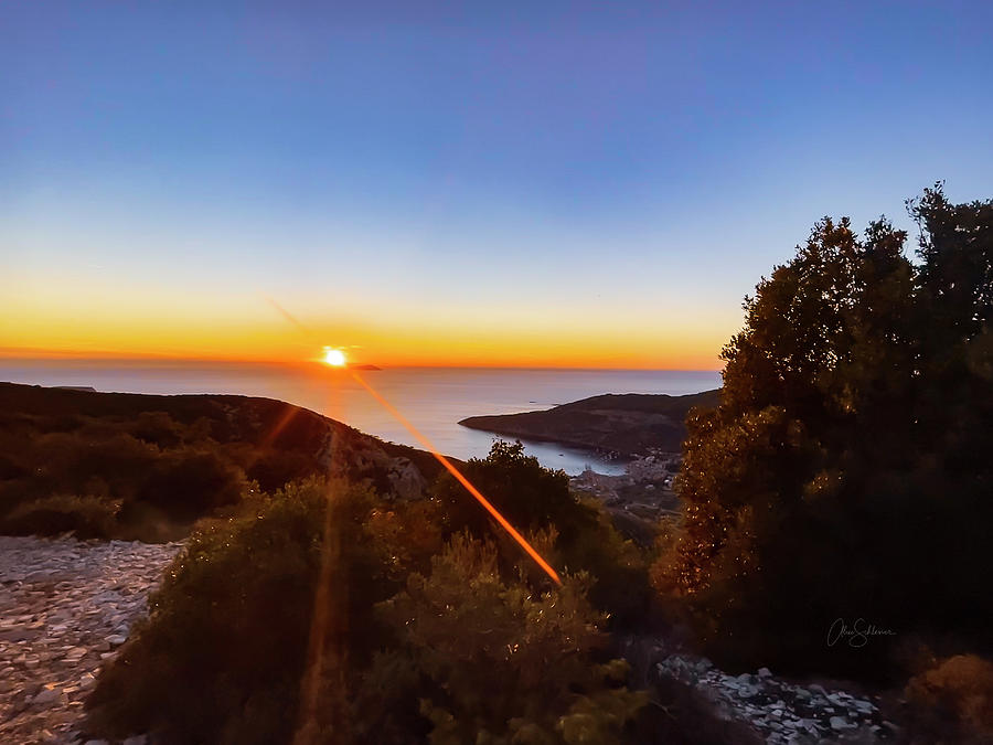 Hum Sunset Island of Vis Croatia Photograph by Alice Schlesier | Fine ...