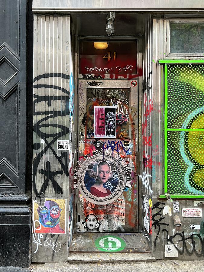 Human Rights Graffiti New York City Door Photograph by Anna Ruzsan