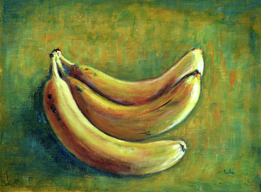 Humble Banana Painting by Usha Shantharam