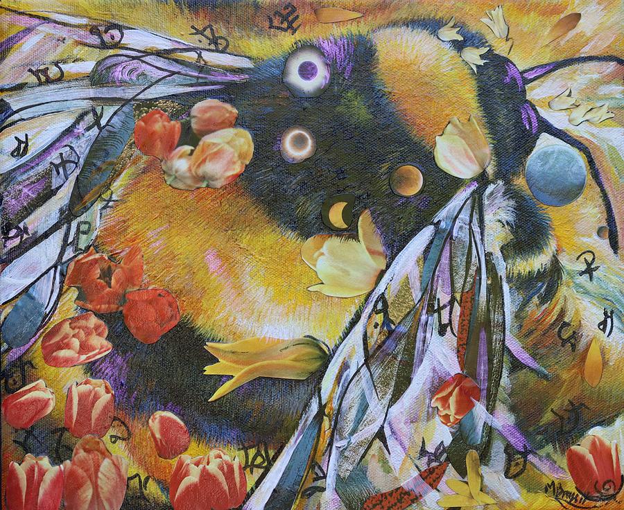 Humblebee Painting by Margot Brassil