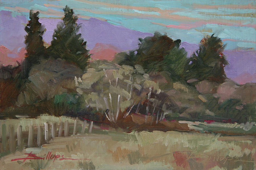 Northern California Painting - Humbolt Fields by Elizabeth - Betty Jean Billups