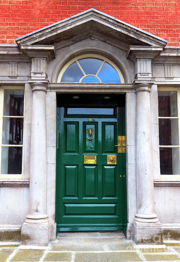 Hume Street Hospital Door in Dublin Photograph by John Rizzuto - Pixels