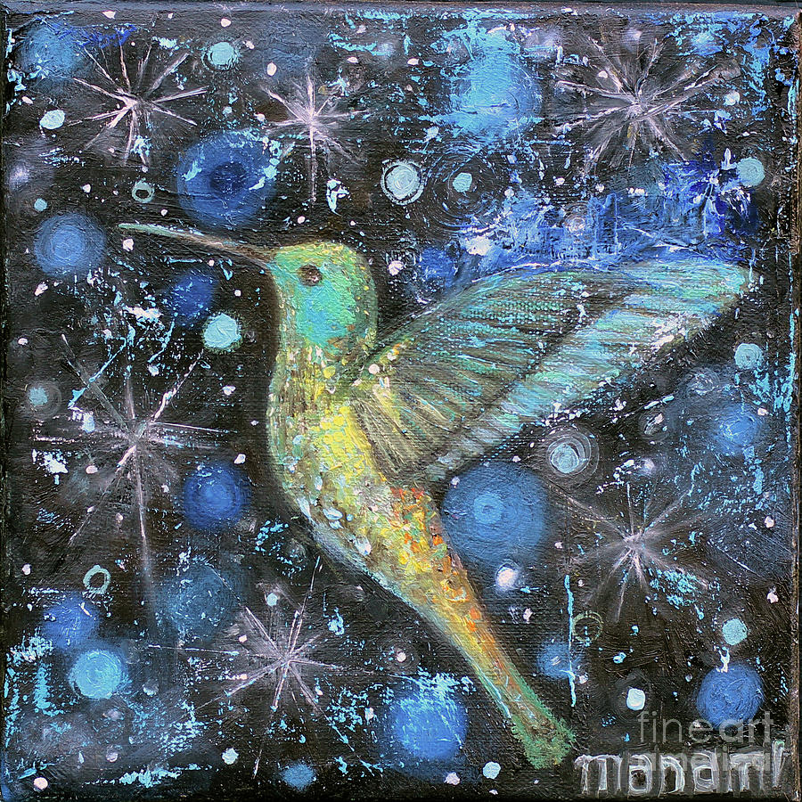Humming Bird Painting by Manami Lingerfelt