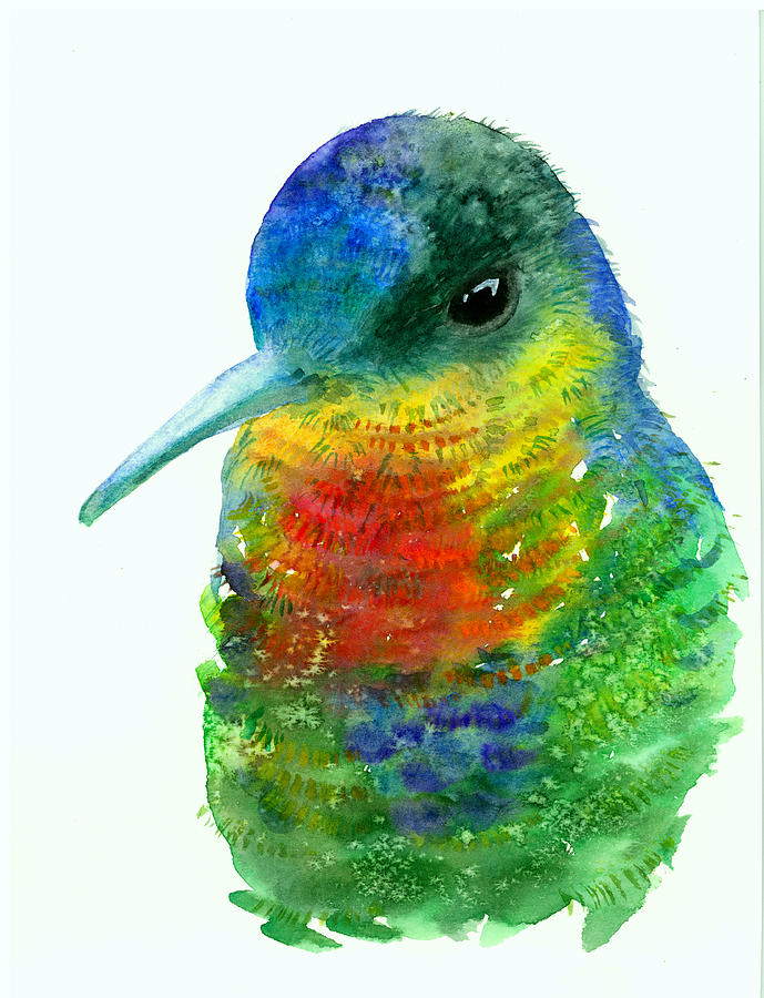 Humming bird Painting by Nataliya Vetter