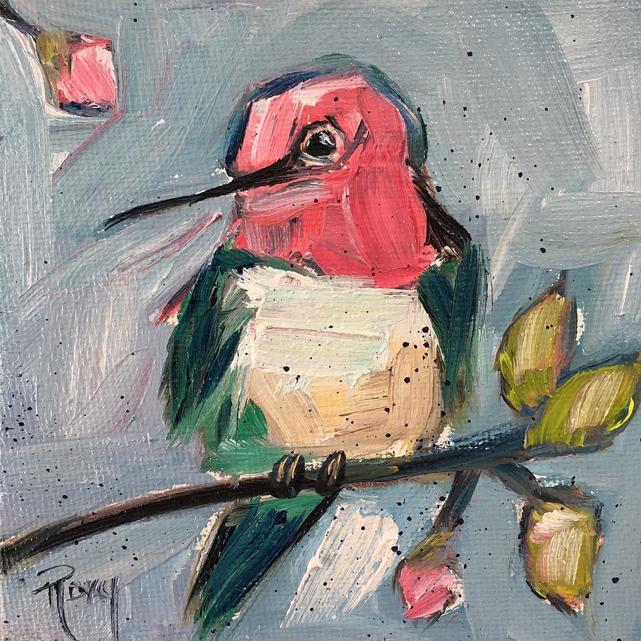 Hummingbird 2 Painting by Roxy Rich