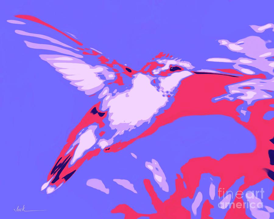 Hummingbird 2022 Painting by Jack Bunds