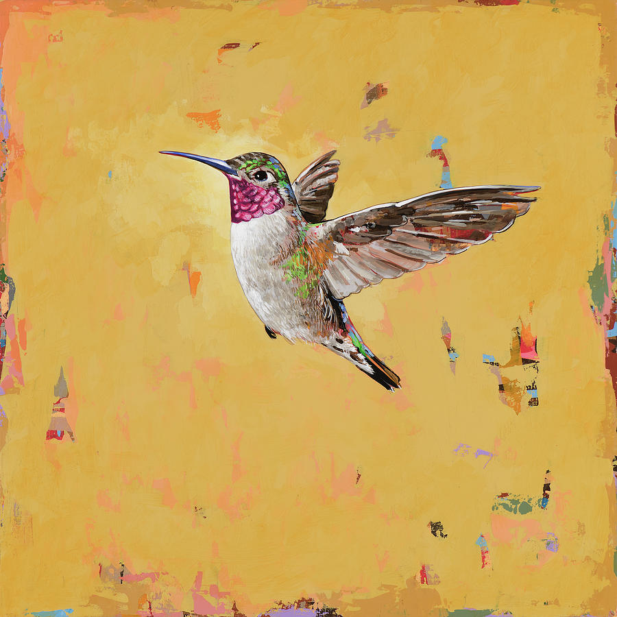 Hummingbird Painting - Hummingbird #30 by David Palmer