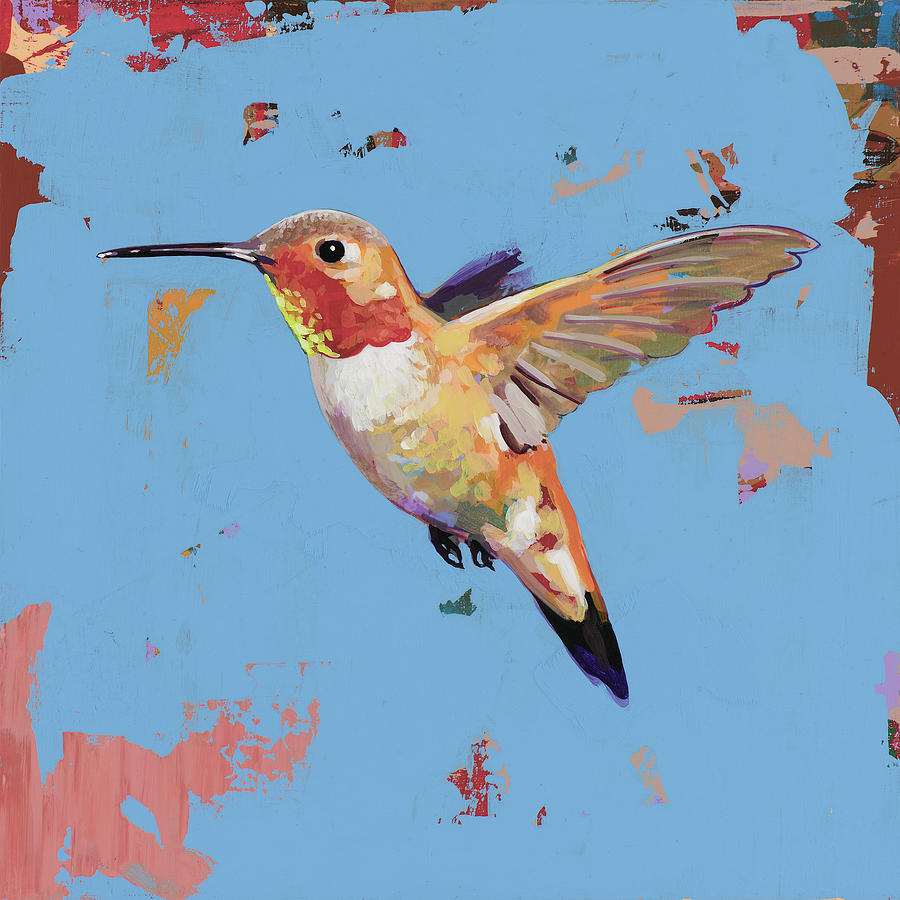 Hummingbird Painting - Hummingbird #32 by David Palmer