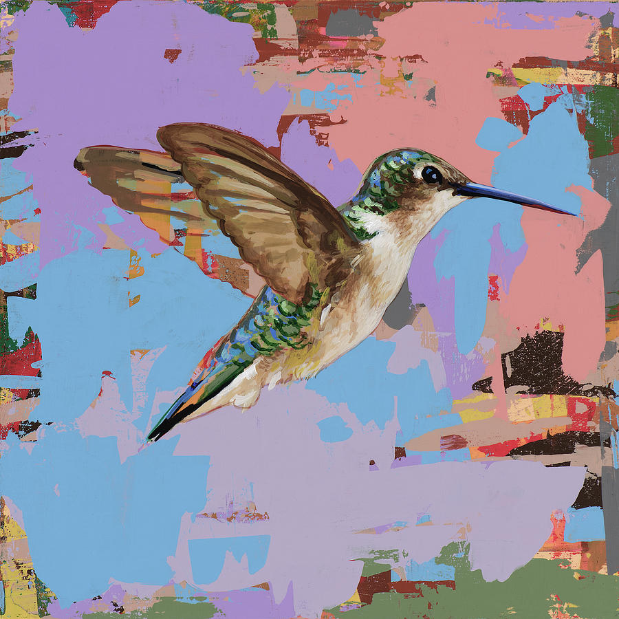 Hummingbird Painting - Hummingbird #34 by David Palmer