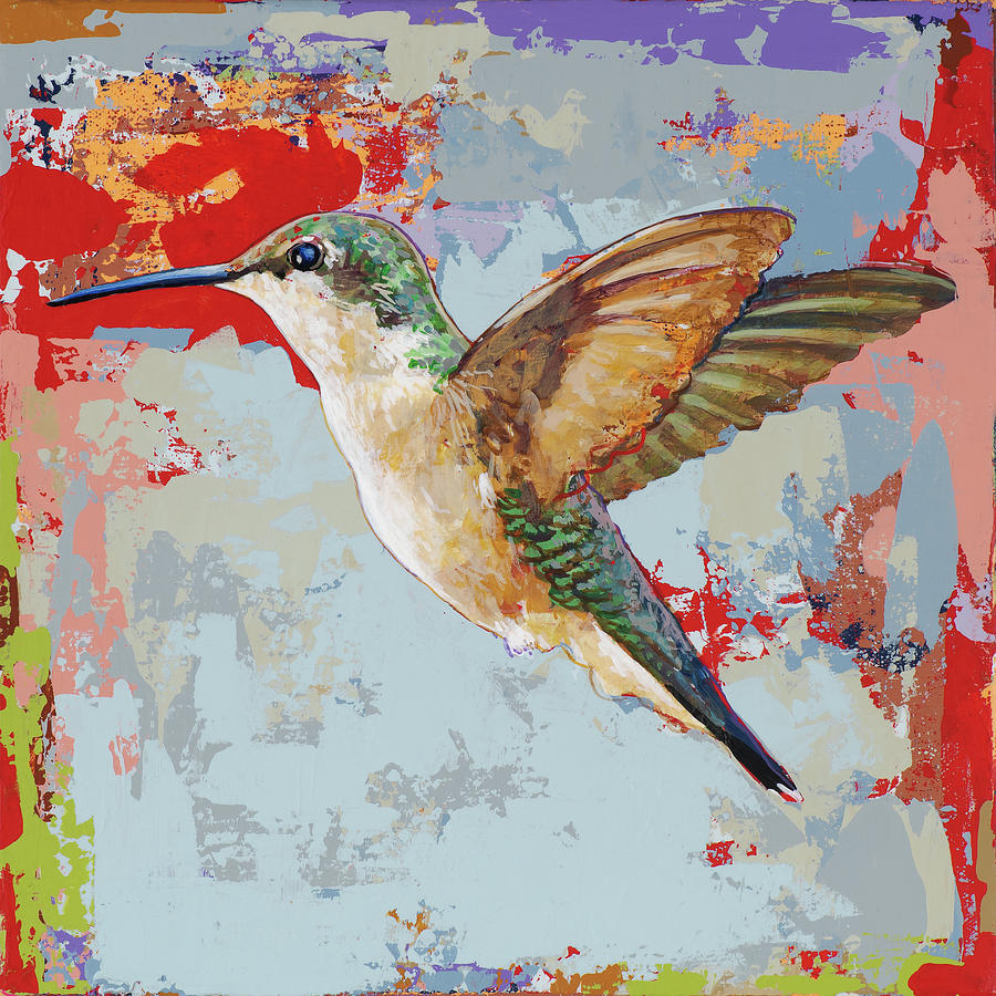 Hummingbird #35 Painting by David Palmer