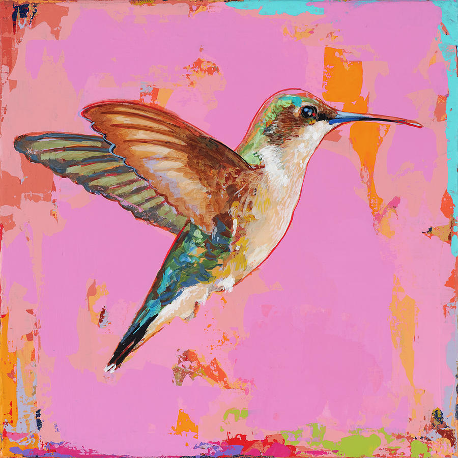 Hummingbird #36 Painting by David Palmer