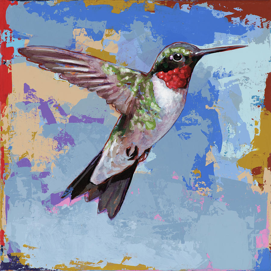 Hummingbird #37 Painting by David Palmer