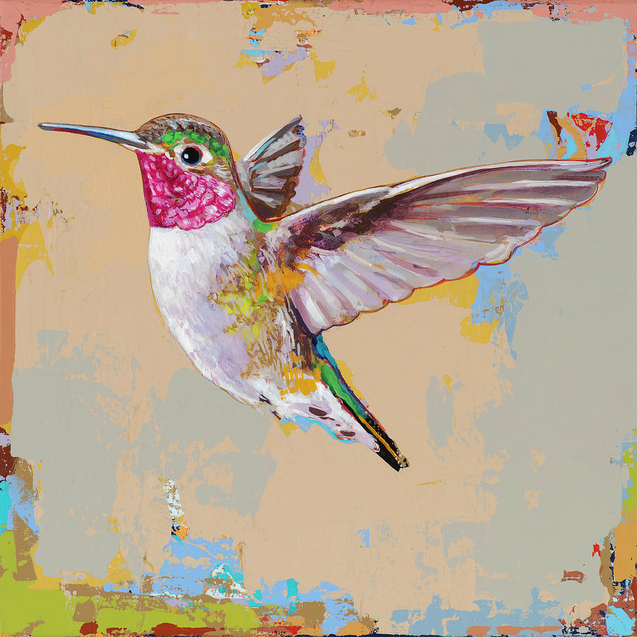 Hummingbird #40 Painting by David Palmer