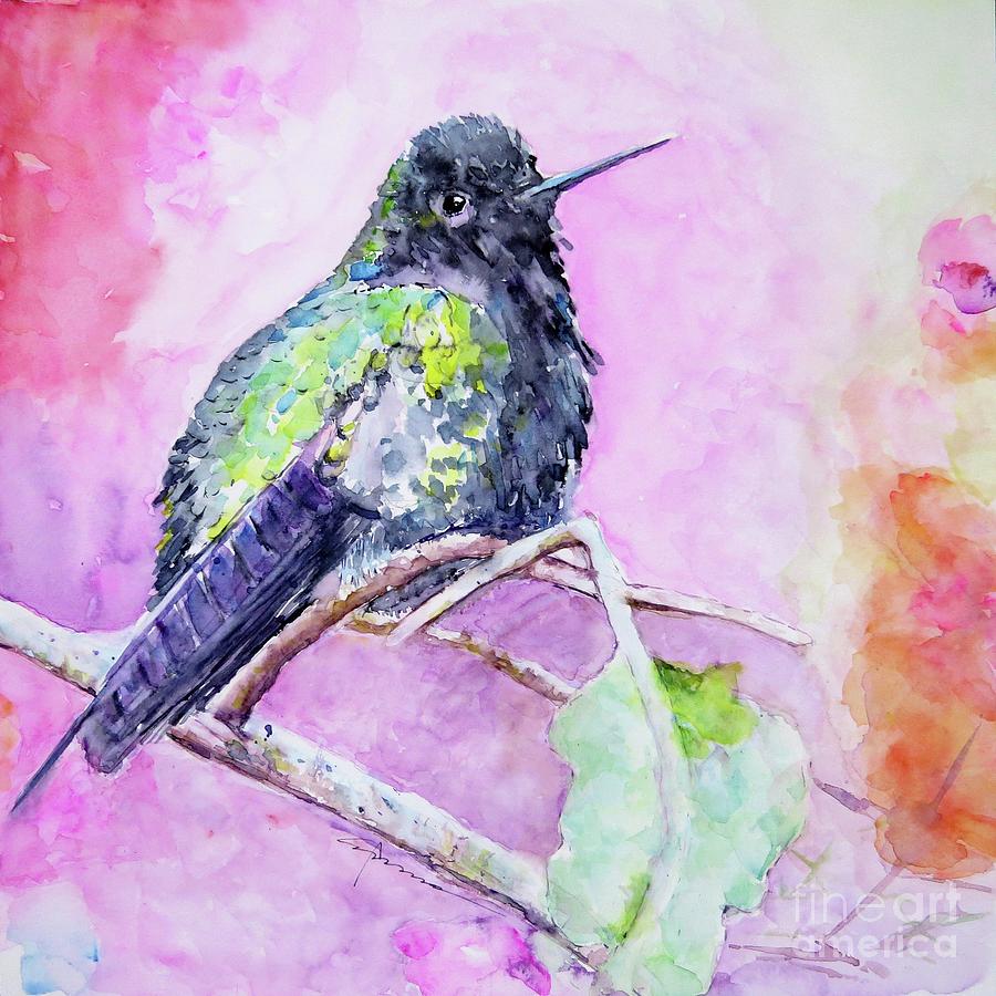 Hummingbird #5 Painting by Claudia Hafner