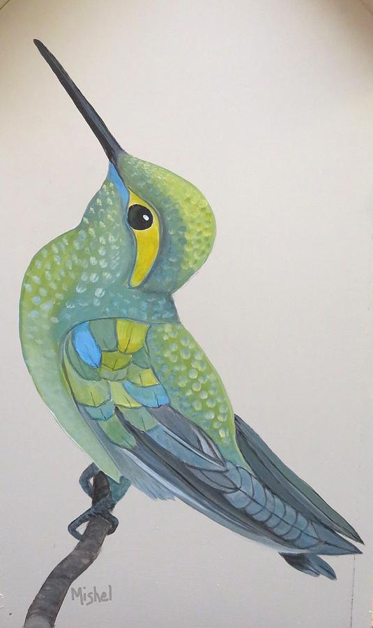 Hummingbird Book Box 2 Painting by Mishel Vanderten