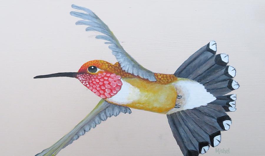 Hummingbird Book Box 3 Painting by Mishel Vanderten