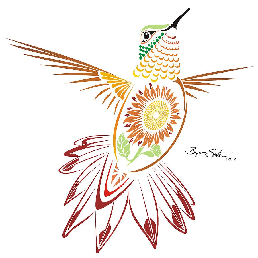 Hummingbird Digital Art by Bryan Smith