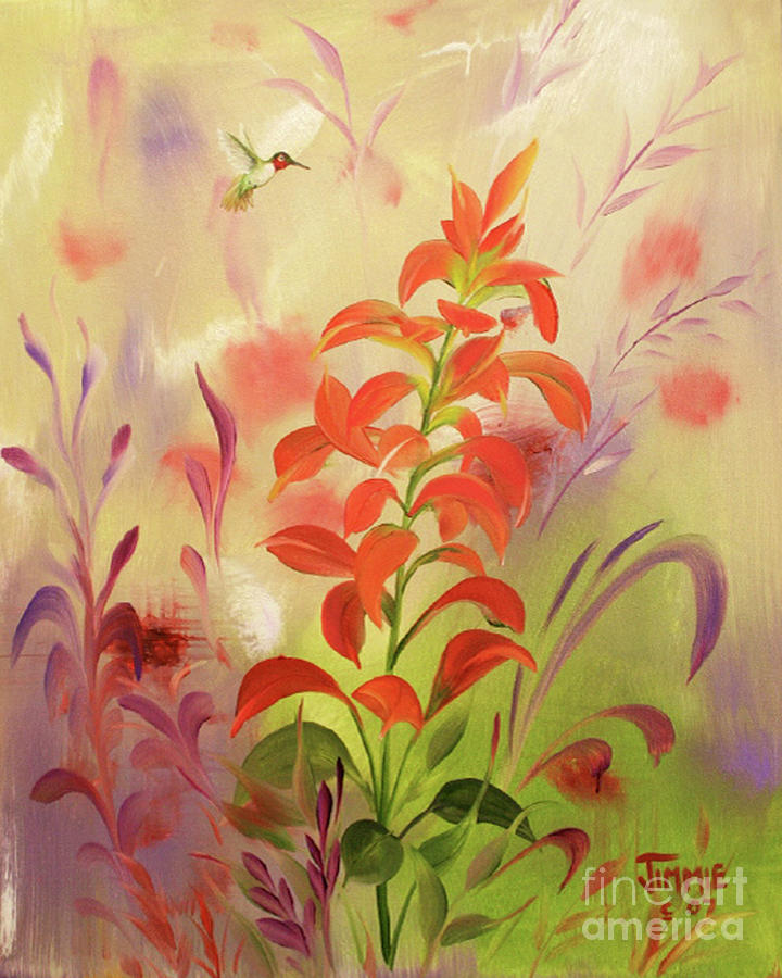 Hummingbird Dream Painting by Jimmie Bartlett