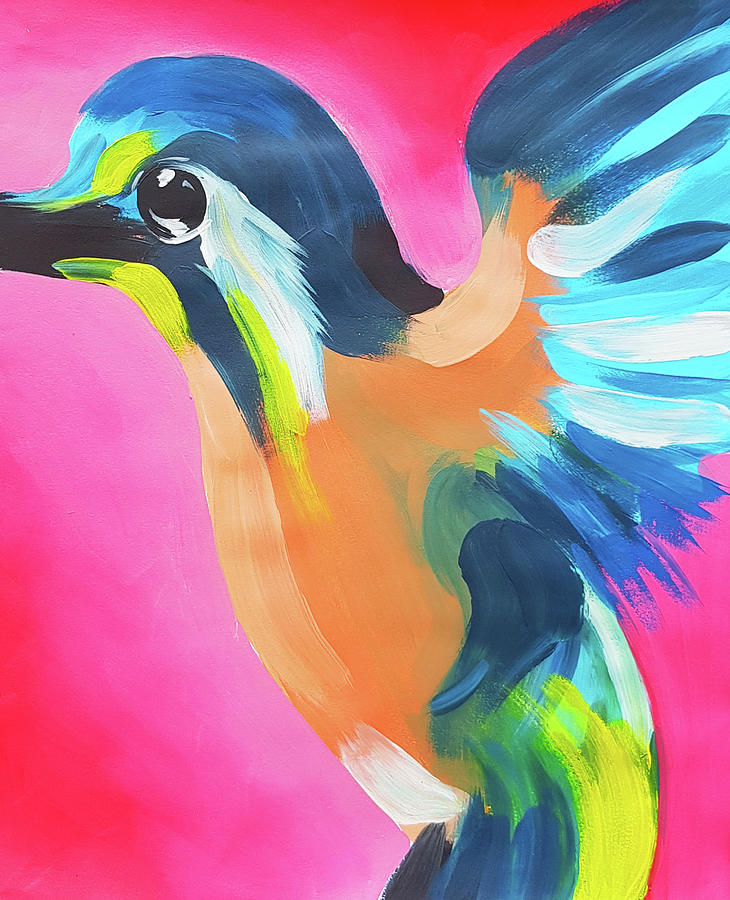 Hummingbird IV Painting by Nicole Tang