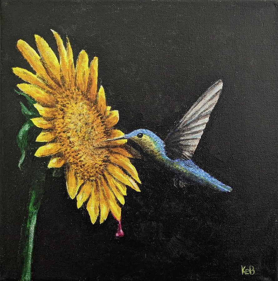 Hummingbird Painting by Kevin Daly