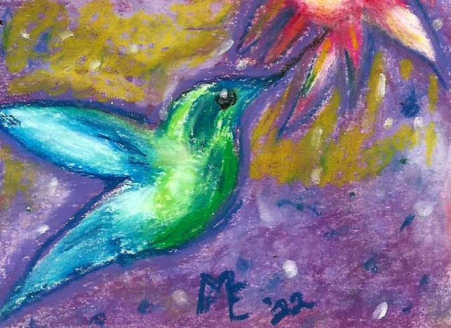 Hummingbird Painting by Monica Resinger