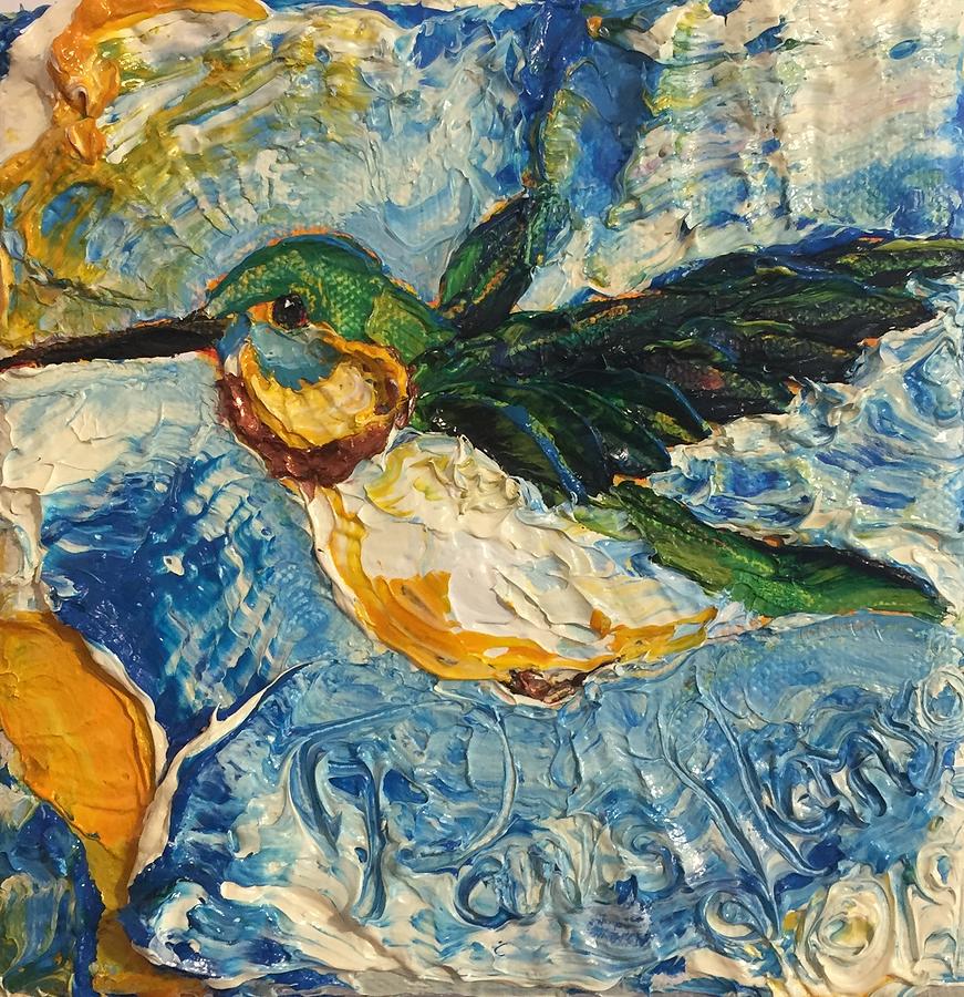 Hummingbird Painting by Paris Wyatt Llanso