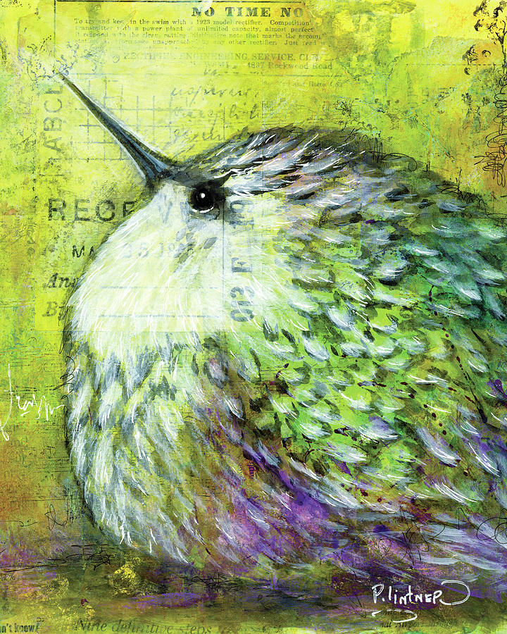 Hummingbird Painting by Patricia Lintner