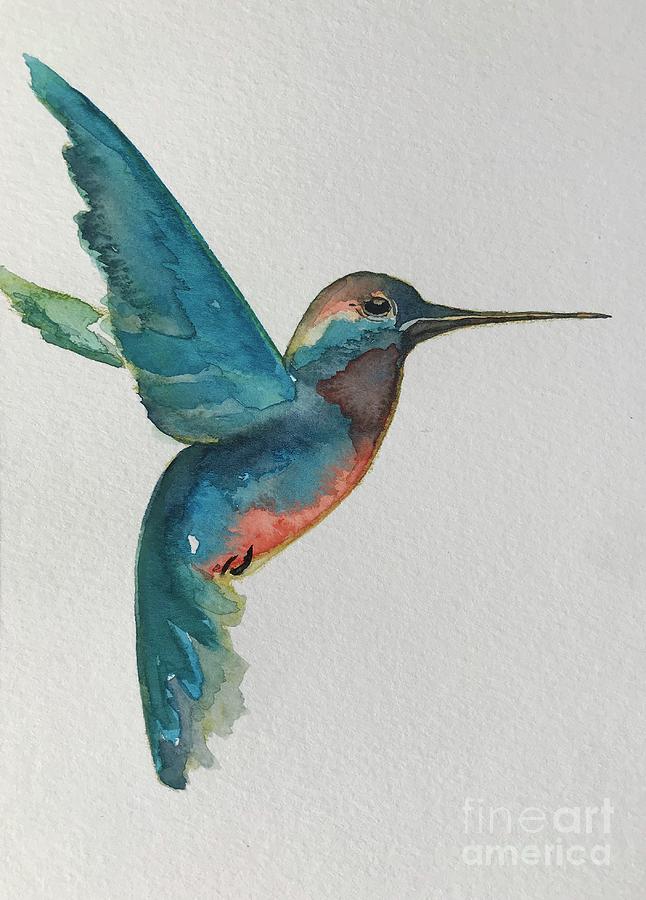 Hummingbird Painting by Racheal Headley - Pixels