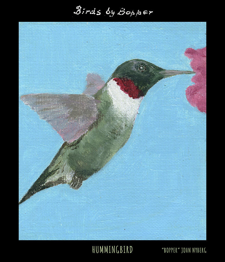 Hummingbird Painting by Tim Nyberg