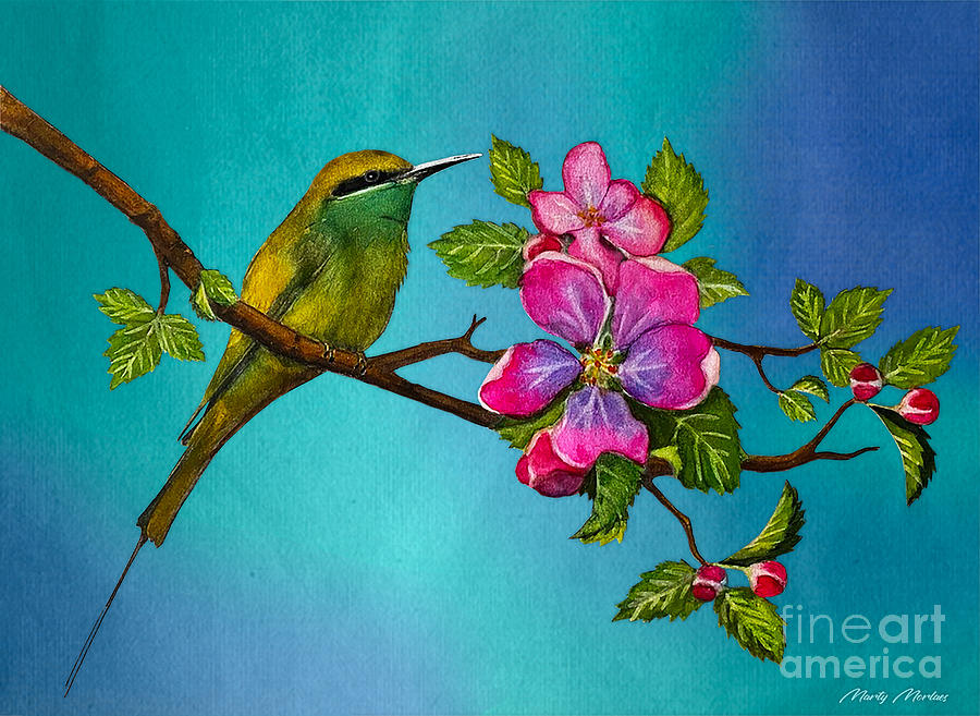 Hummingbird V2 Painting by Martys Royal Art