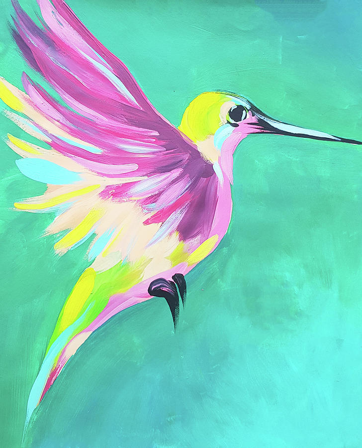 Hummingbird VI Painting by Nicole Tang
