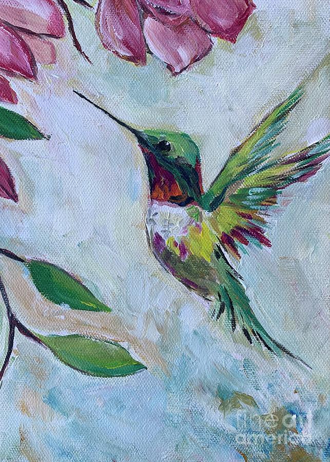 Hummingbird Painting by Wendy Michelle Davis - Fine Art America