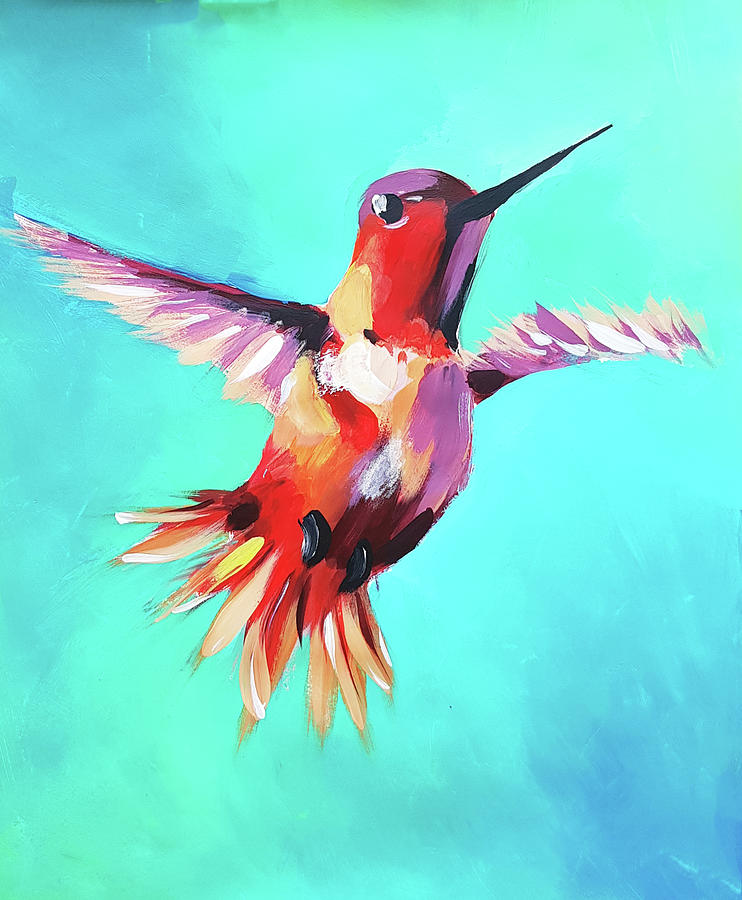 Hummingbird XI Painting by Nicole Tang