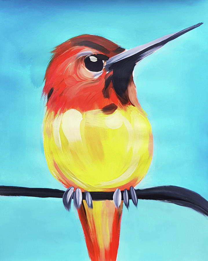 Hummingbird XVII Painting by Nicole Tang