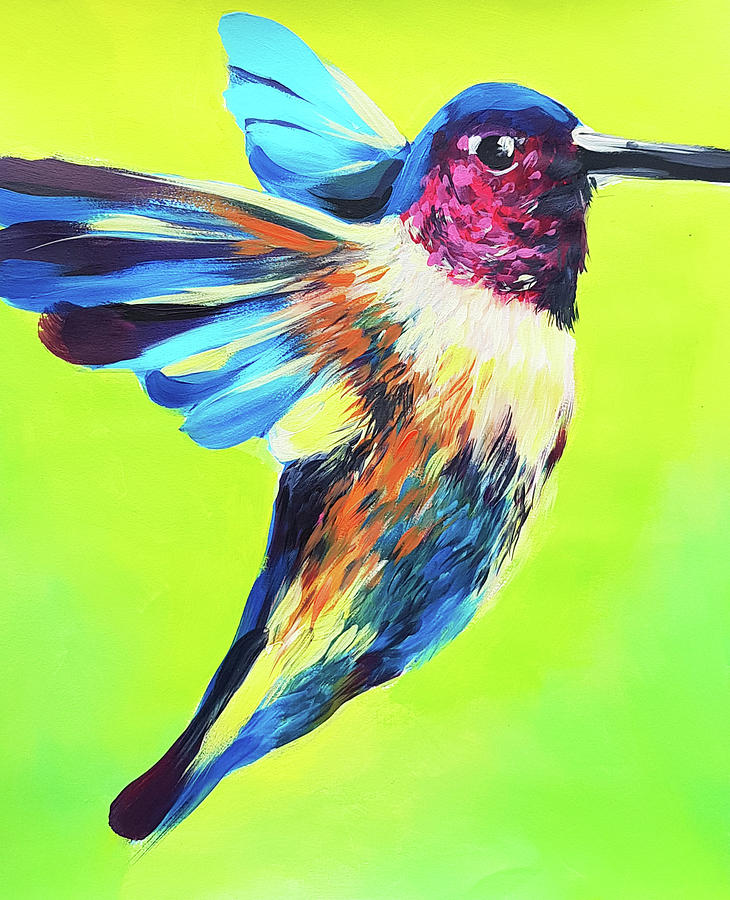 Hummingbird XXII Painting by Nicole Tang