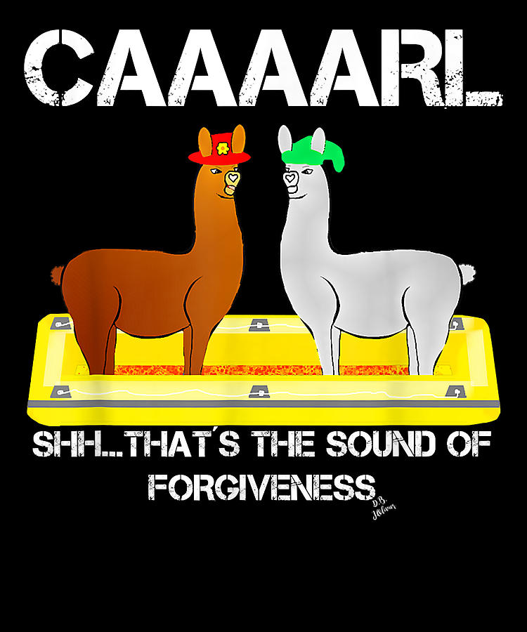 Humor Funny Llama With Hats Forgiveness Funny Carl Gifts For Digital ...