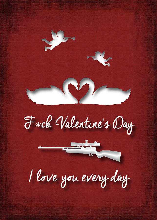 Humor Love You Every day Valentine Digital Art by Jan Keteleer