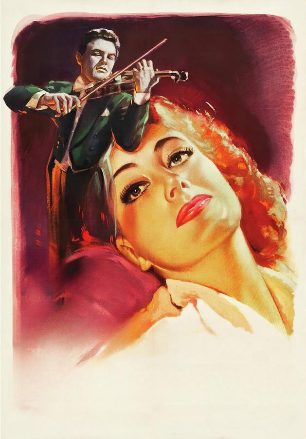Joan Crawford Painting - Humoresque, 1947, movie poster painting by Movie World Posters