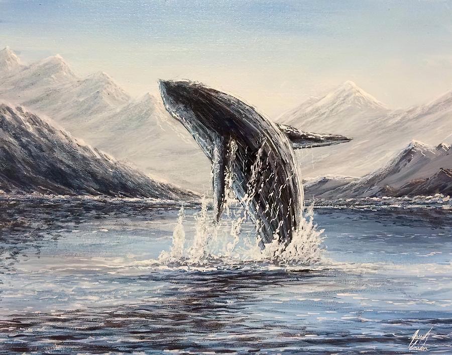 Humpback Whale Painting by Joseph Cantin - Fine Art America