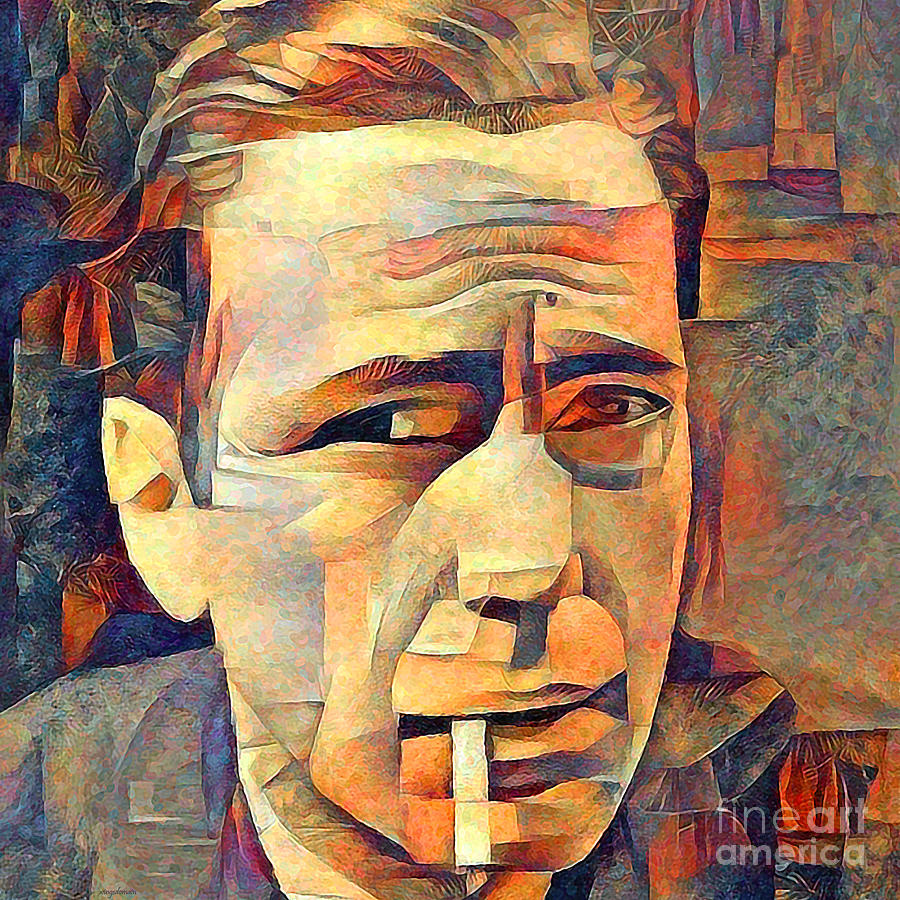Humphrey Bogart Contemporary Art 20210717 square Photograph by Wingsdomain Art and Photography