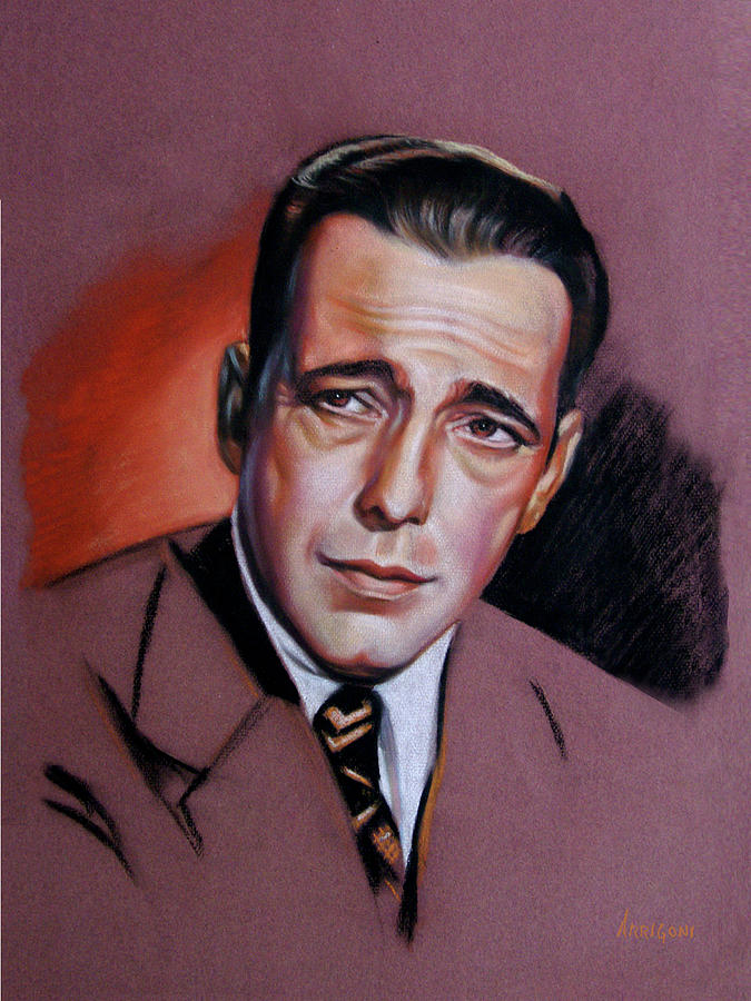 Humphrey Bogart Painting by David Arrigoni