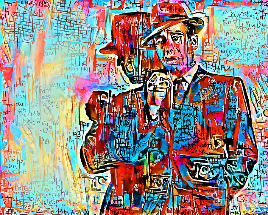 Humphrey Bogart in Contemporary Street Art 20210116 Photograph by Wingsdomain Art and Photography