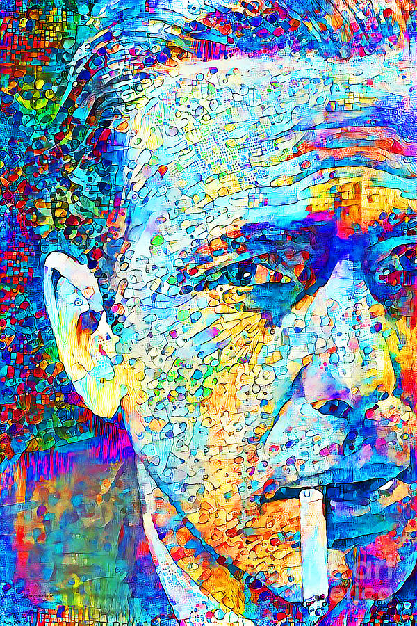 Humphrey Bogart In Vibrant Contemporary Colors 20200711 Photograph by Wingsdomain Art and Photography