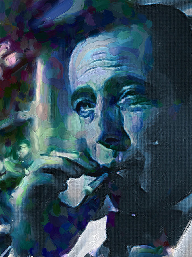 Humphrey Bogart Painting By Sophie Clima - Fine Art America