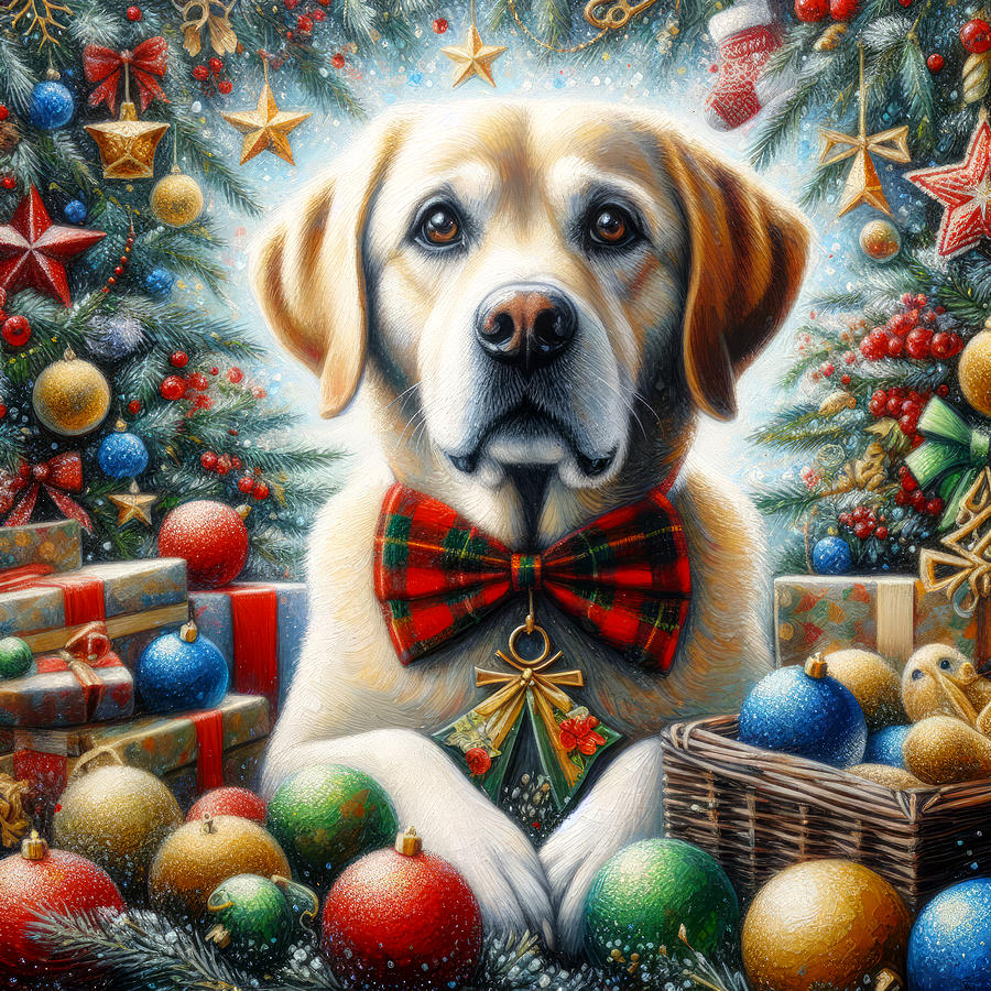 Humphrey is ready for Christmas Mixed Media by Andy Gambino - Fine Art ...