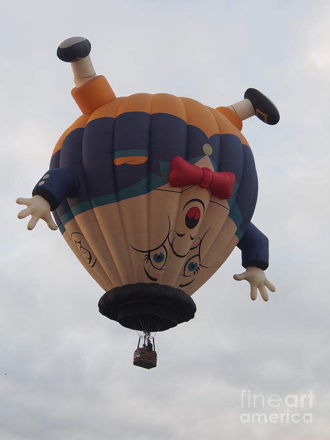Humpty Dumpty at the Albuquerque International Balloon Fiesta Photograph by L Bosco