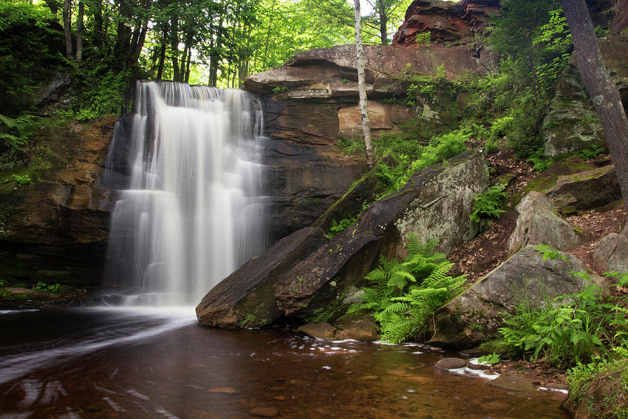 Hungarian Falls Color Houghton Michigan Photograph by Rick Veldman ...