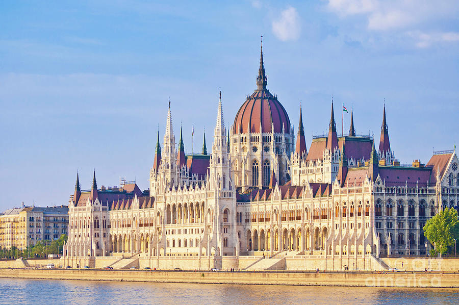 Budapest Photograph - Hungarian Parliament building, Budapest, Hungary, Europe by Neale And Judith Clark